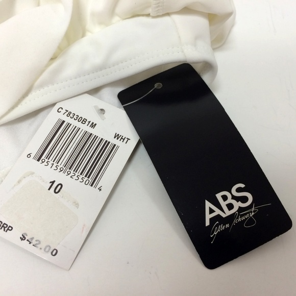 ABS by Allen Schwartz White Bikini Bottom - Picture 6 of 8